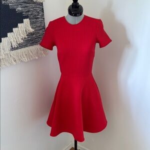 SOLD. Opening Ceremony  Red Short Sleeve Dress